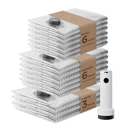 VOLLYC Vacuum Bags for $11.99!