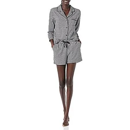 $7.99 for Amazon Essentials Women’s Woven Pajama Set Shorts!