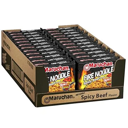 $9.44 for 22-Pk Maruchan Ramen Fire Noodle Soup