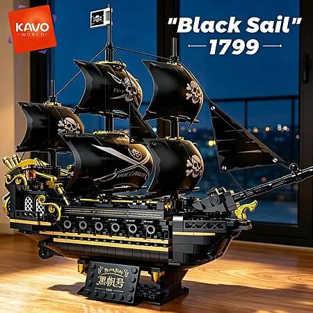 99% Off Pirate Ship Building Set!