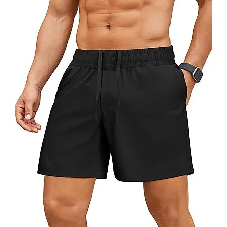 PINSPARK Men's 5" Lightweight Running Shorts for $7.99