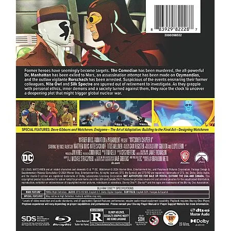 Watchmen Chapter II Blu-ray for $8.99