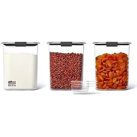 3-Pack Rubbermaid Brilliance Containers for $29.99