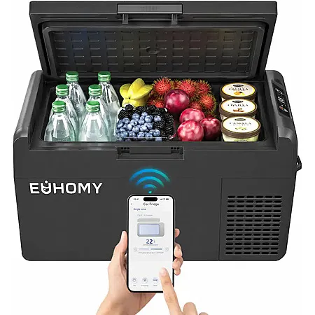 Euhomy 21 Qt Portable Car Refrigerator for $127.99