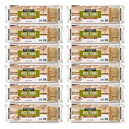 $25.99 for 12-Pack Gluten Free Rice Thins