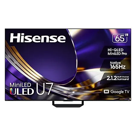 Hisense 65" U7 Mini-LED TV now $828