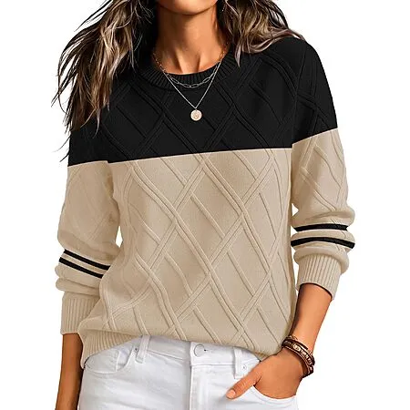 Zeagoo Women's Cable Knit Sweaters for $12.99