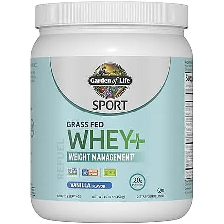 $18.10 Garden of Life Whey Grass Fed Vanilla on Amazon