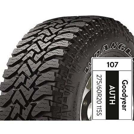 $186 for Goodyear Wrangler Authority A/T 275/60R20 Tire