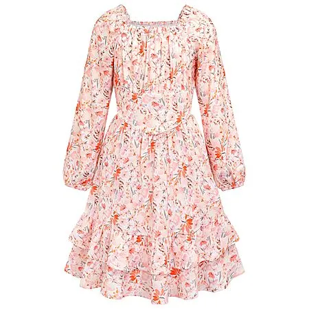 Girls' Floral Midi Dress for $11.99