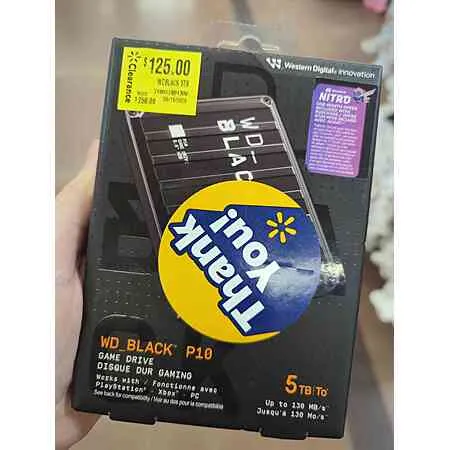 WD_BLACK 5TB Game Drive for $125