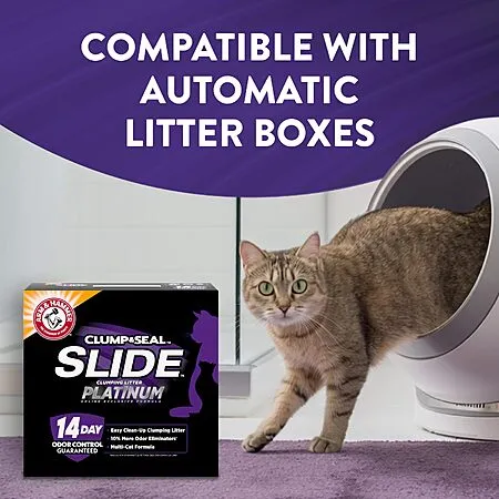 $12.09 or less for Arm & Hammer SLIDE Platinum Cat Litter