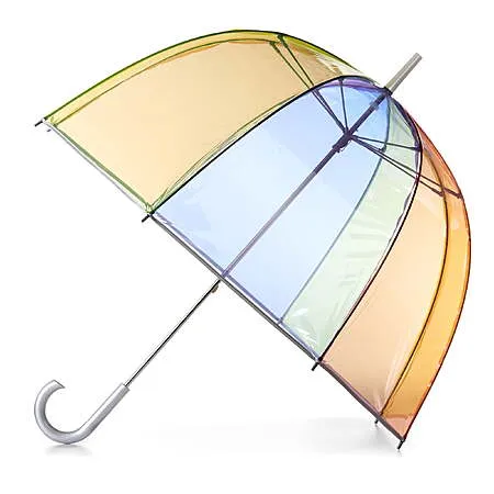 Rainbow Bubble Rain Umbrellas for $5!