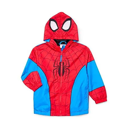 Marvel Spider-Man Toddler Windbreaker for $8.14