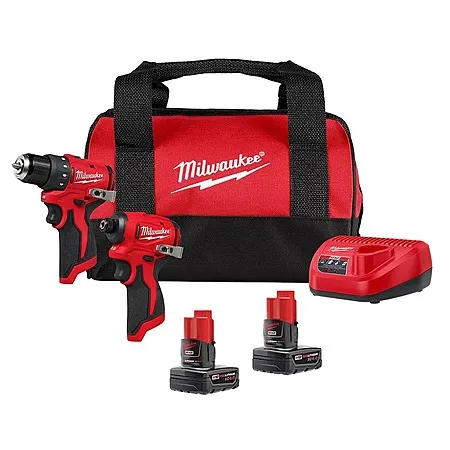 Milwaukee M12 Drill & Impact Driver Combo for $169