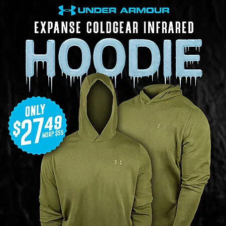 Under Armour Expanse Hoodie for $27.49!