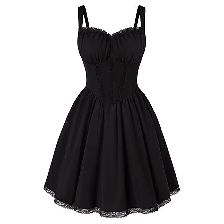 50% Off Scarlet Darkness Women's Lace Corset Mini Dress