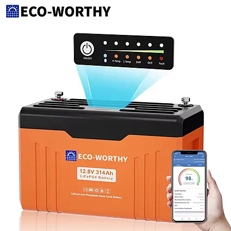 ECO-WORTHY 12V 314AH Lithium Battery $317.30