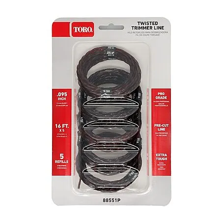 5-Pack Toro Flex-Force Trimmer Line for $9.99