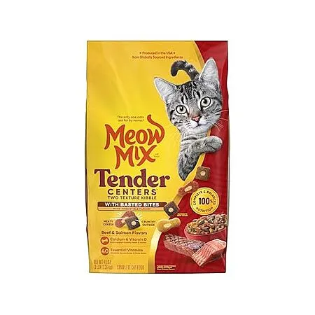 $3.19 for Meow Mix Tender Centers with Basted Bites, Beef & Salmon Flavors