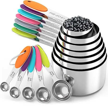 Measuring Cups & Spoons Set for $13.74!