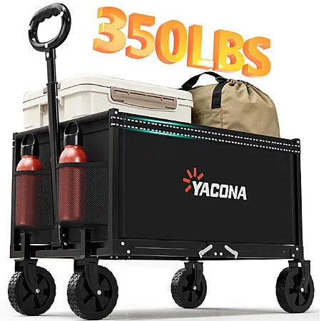 Yacona 3-in-1 Foldable Wagon for $40.99