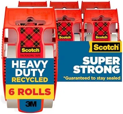 $9.75 for 6-pk Scotch Heavy Duty Recycled Packaging Tape