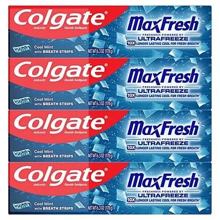 Colgate MaxFresh Toothpaste for $47.25 (Pack of 24)