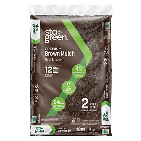 Mulch as low as $2.50 at Lowe's