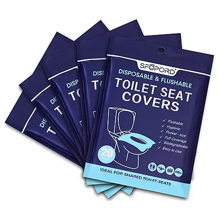 50% Off Disposable Toilet Seat Covers!