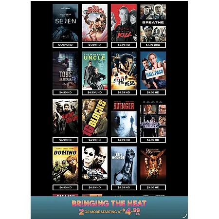 Fanflix Bringing the Heat 2 or more for $4.99 each