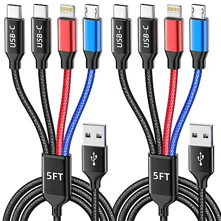 58% Off Dual Type-C 4-in-1 Multi Charging Cable!