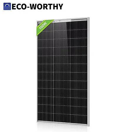 ECO-WORTHY Bifacial 100 Watt Solar Panel for $35.39!