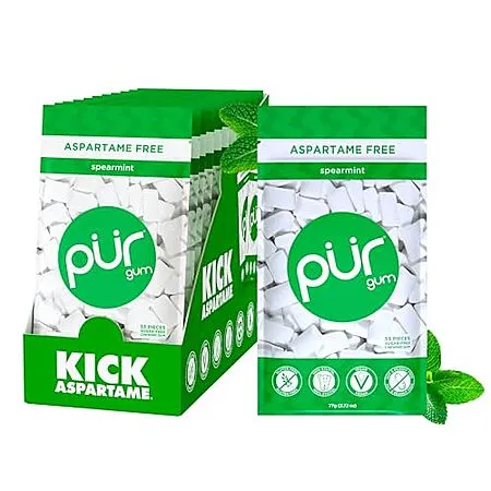 $11.40 for 12-Pack of PUR Gum Xylitol Spearmint