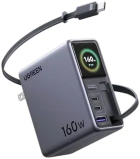 $99.98 for UGREEN Nexode Pro 160W Charger with Retractable Cable
