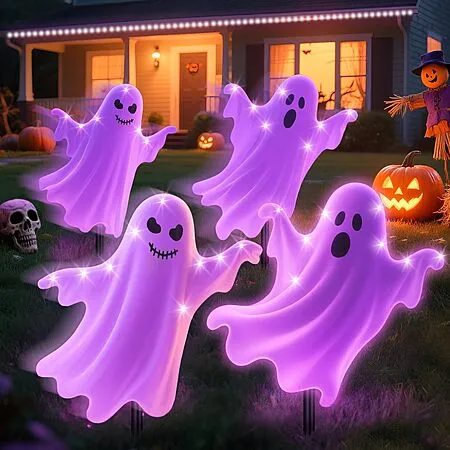 50% Off RVZHI Solar Ghost Halloween Lights!