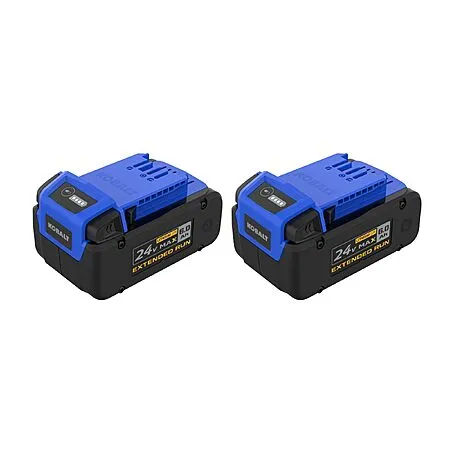 $119 for Kobalt 24-Volt, 6 Ah 2-Pack Lithium-Ion Batteries