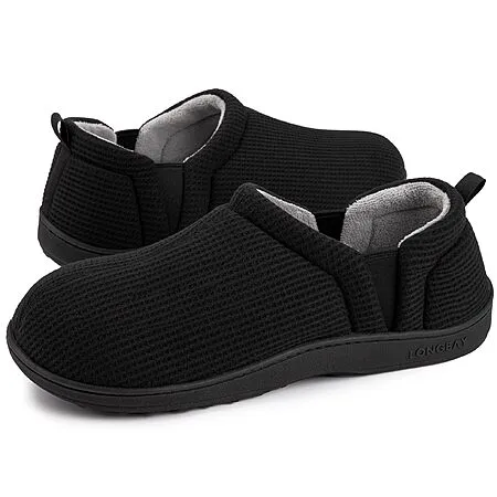 LongBay Men's Memory Foam Slippers for $9.99