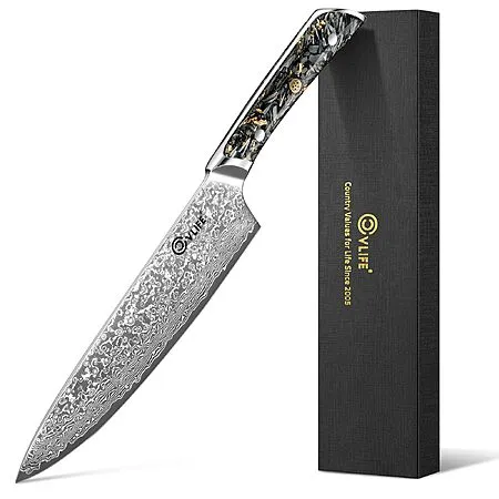 Damascus Steel Chef Knife for $25.99