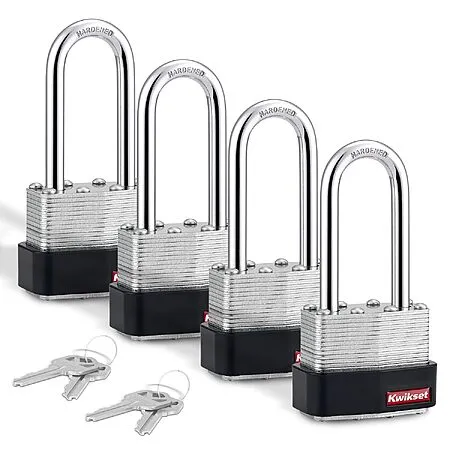 Prime Members: 4-Pack Kwikset Padlocks for $21.46