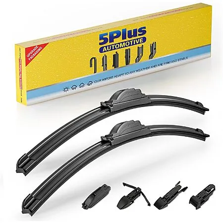 2-Pack 5 PLUS Windshield Wiper Blades for $9.49