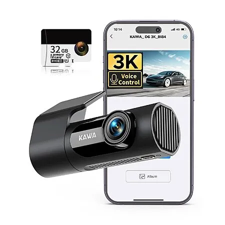 50% Off KAWA 3K Front Dash Cam