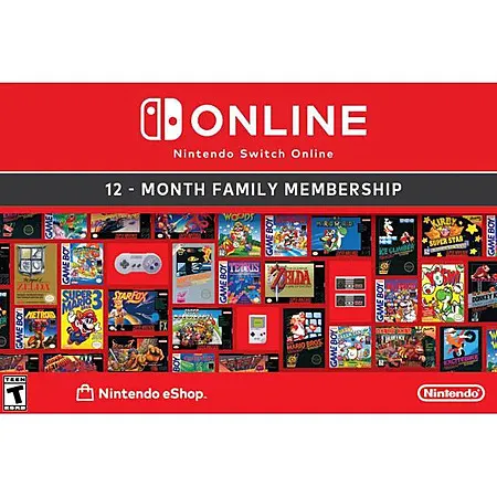 $31.49 for 12-Month Nintendo Switch Online Family Membership