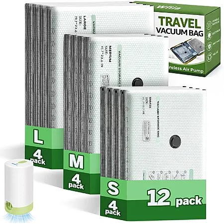 Savings on Vacuum Compression Travel Bags!