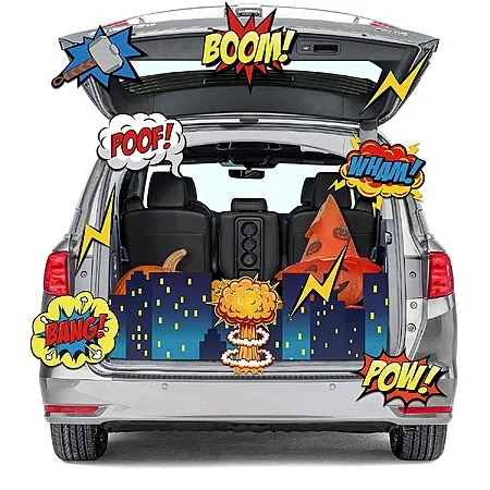 Superhero Halloween Car Decor for $5.99!