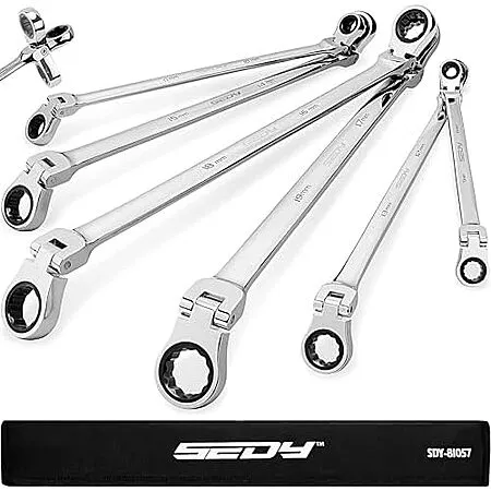 $33 for 6-Piece SEDY Flex-Head Ratcheting Wrench Set