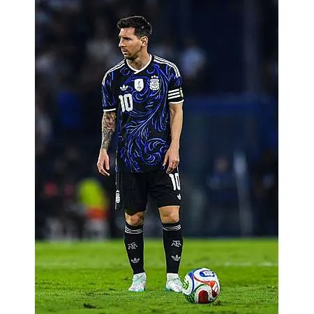 $70 for Men's Adidas Lionel Messi Argentina Away Jersey