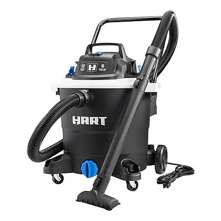 12-Gal HART Wet/Dry Vacuum for $49.98