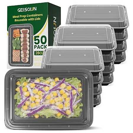 50-Pack 28-Oz Meal Prep Containers for $14.99