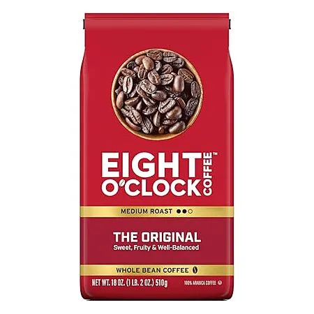 $11.09 for 18-Oz Eight O'Clock Coffee